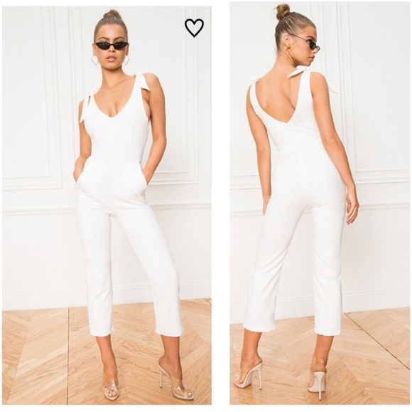 superdown Pants - Superdown Corinna Tie Strap Jumpsuit